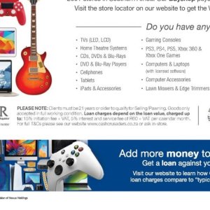 Tablet at Cash Crusaders