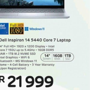Laptop dell  at Computer Mania