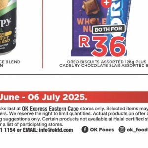 Chocolate at OK Foods
