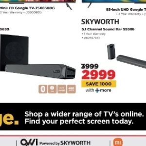 TV set at HiFi Corp