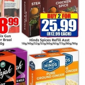 Spices at Three Star Cash and Carry