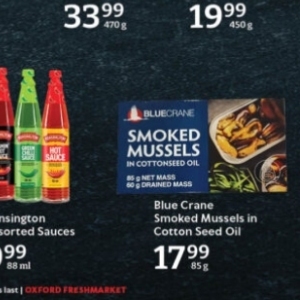 Mussels at Oxford freshmarket