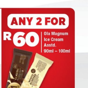 Ice cream at OK Foods