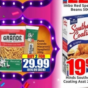 Pasta at Three Star Cash and Carry