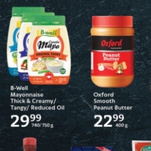 Peanut butter at Oxford freshmarket