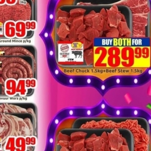 Beef at Three Star Cash and Carry
