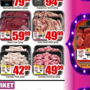 Pork at Three Star Cash and Carry
