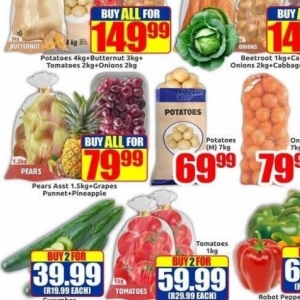 Potatoes at Three Star Cash and Carry