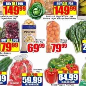 Potatoes at Three Star Cash and Carry