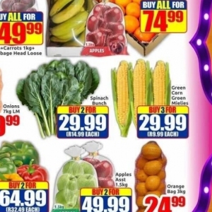 Spinach at Three Star Cash and Carry