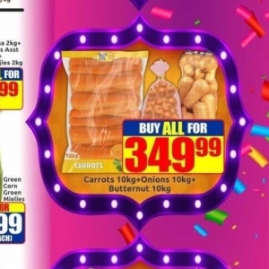 Carrots at Three Star Cash and Carry