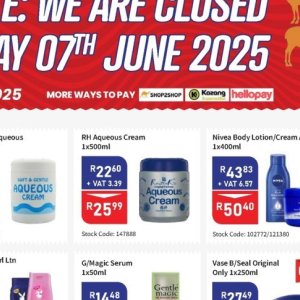 Cream at Africa Cash and Carry