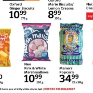 Popcorn at Oxford freshmarket