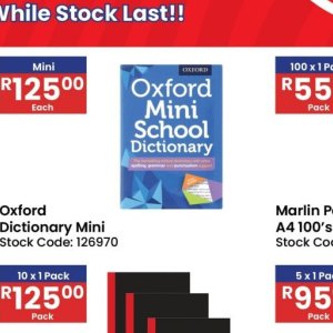Dictionary at Africa Cash and Carry
