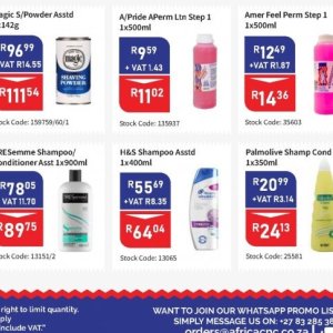 Shampoo at Africa Cash and Carry