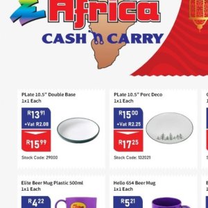 Plate at Africa Cash and Carry