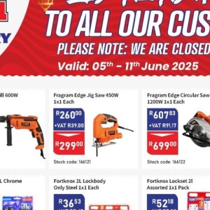 Saw at Africa Cash and Carry