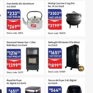 Heater at Africa Cash and Carry