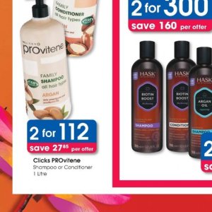 Shampoo at Clicks