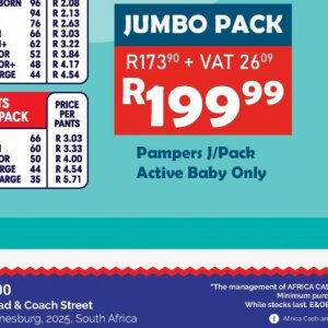   at Africa Cash and Carry