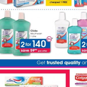 Mouthwash at Clicks