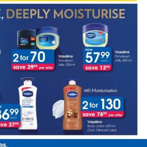Petroleum jelly at Clicks