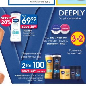 Body lotion at Clicks