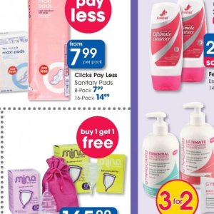 Sanitary pads libresse  at Clicks