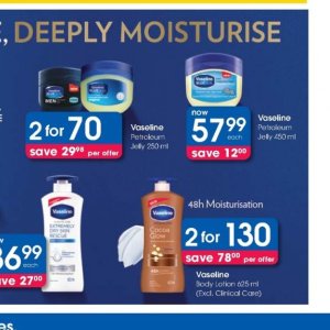 Petroleum jelly at Clicks