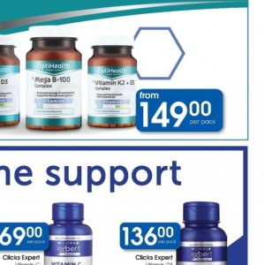 Vitamins at Clicks