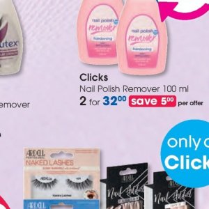 Nail polish at Clicks