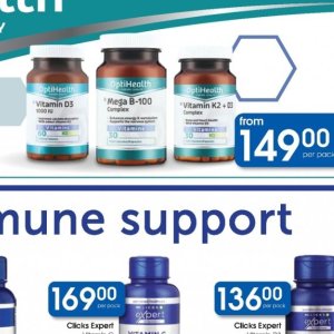 Vitamins at Clicks