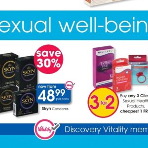Condoms at Clicks
