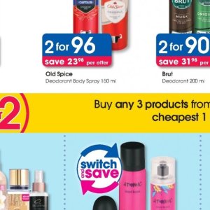 Body spray at Clicks