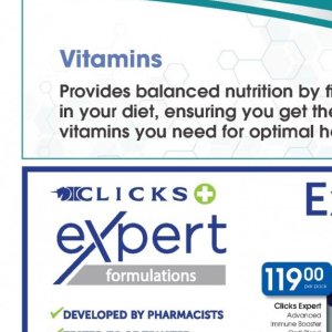 Vitamins at Clicks