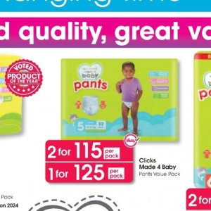 Pants at Clicks