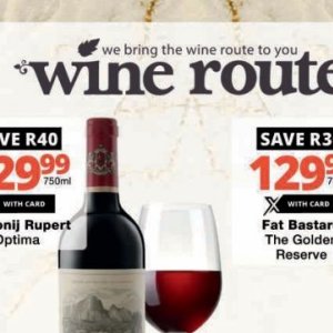 Wine at Checkers