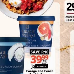 Yoghurt at Checkers
