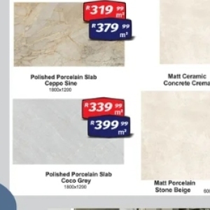 Porcelain stone at K.Carrim
