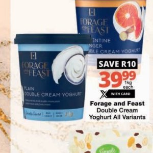 Yoghurt at Checkers