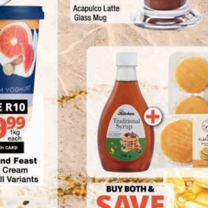Syrup at Checkers