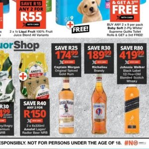 Rum at Checkers