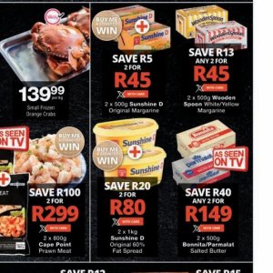 Margarine at Checkers