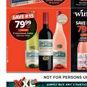 Wine at Checkers