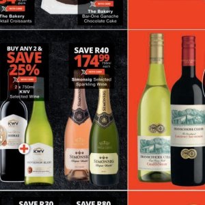 Wine at Checkers
