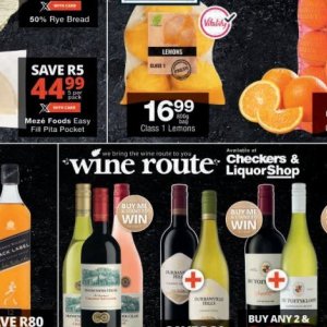 Wine at Checkers