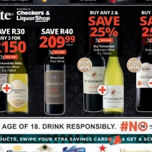 Wine at Checkers