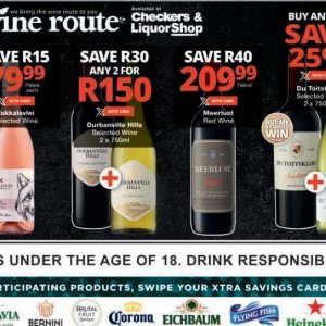 Wine at Checkers