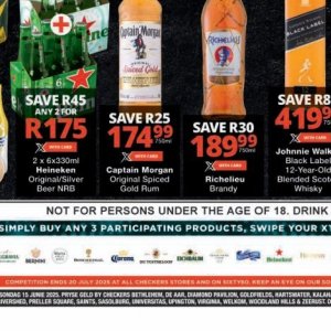 Rum at Checkers