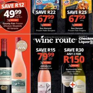 Wine at Checkers